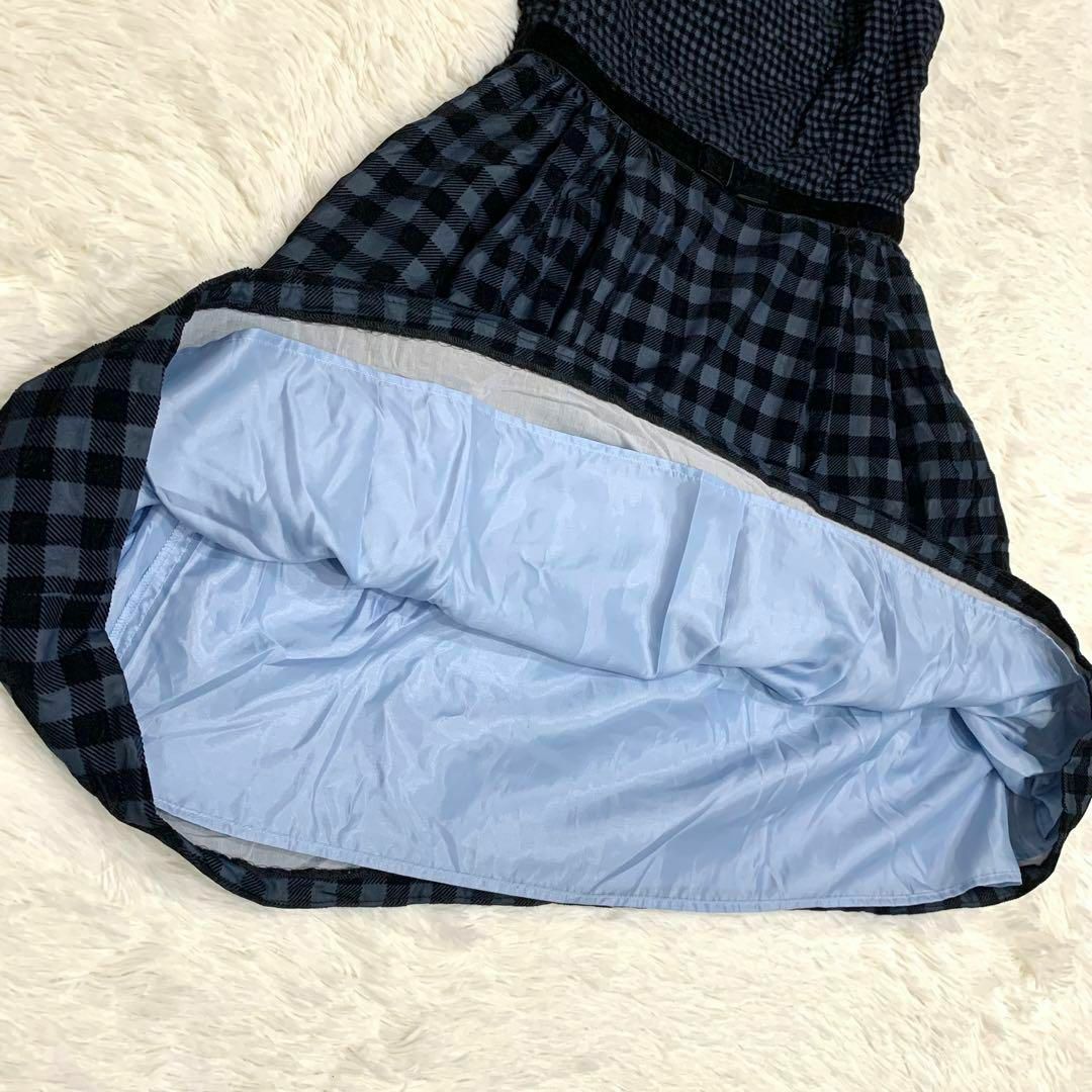 TOCCA - 極美品✨トッカ ワンピース 襟 ドッキング リボン フレア
