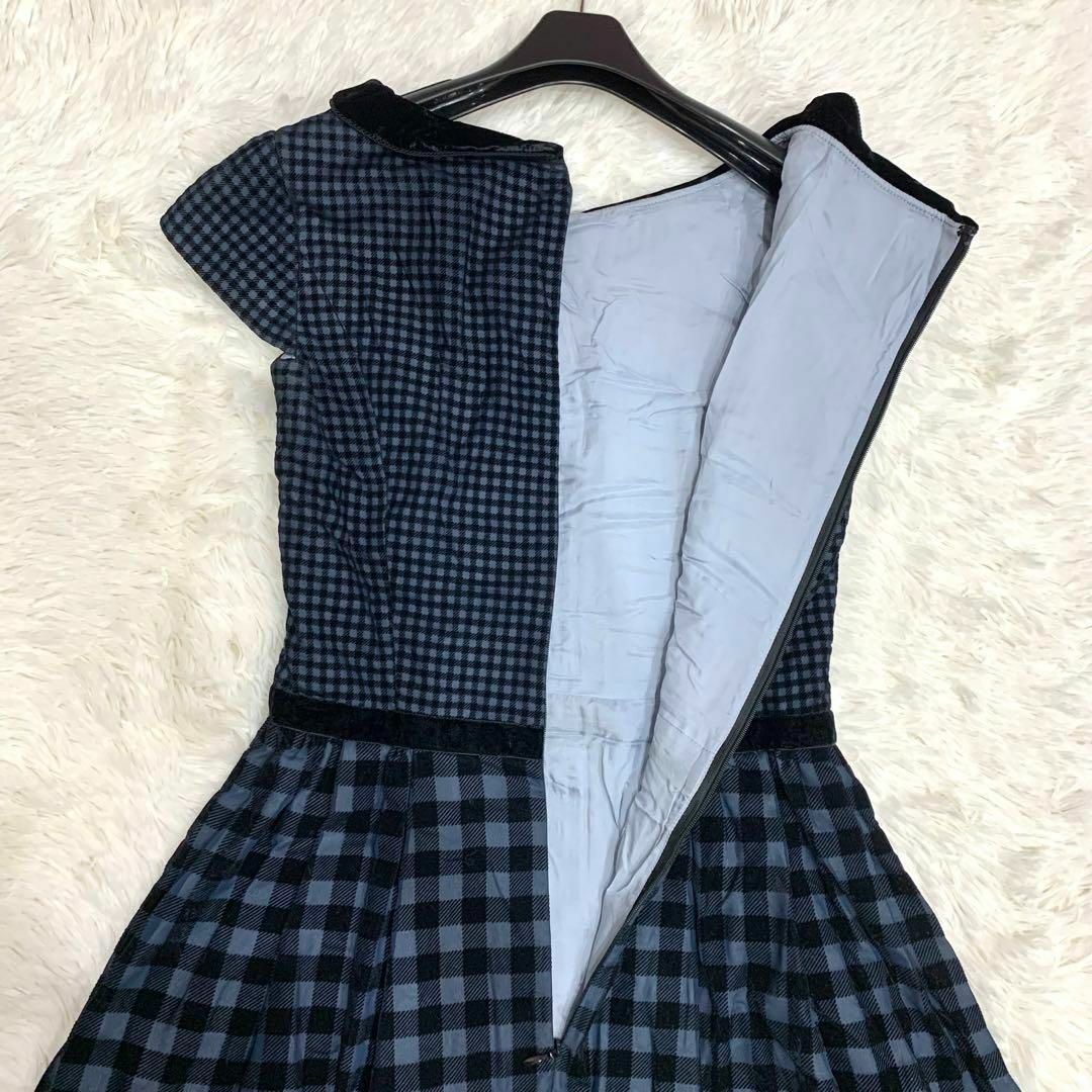 TOCCA - 極美品✨トッカ ワンピース 襟 ドッキング リボン フレア