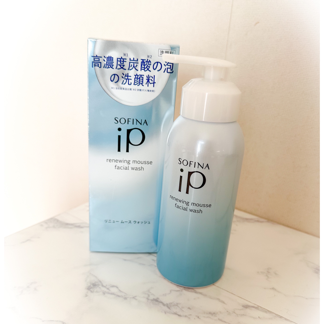 SOFINA IP(ソフィーナアイピー)のSOFINA iP リニュー ムースウォッシュ　炭酸洗顔料 コスメ/美容のスキンケア/基礎化粧品(洗顔料)の商品写真