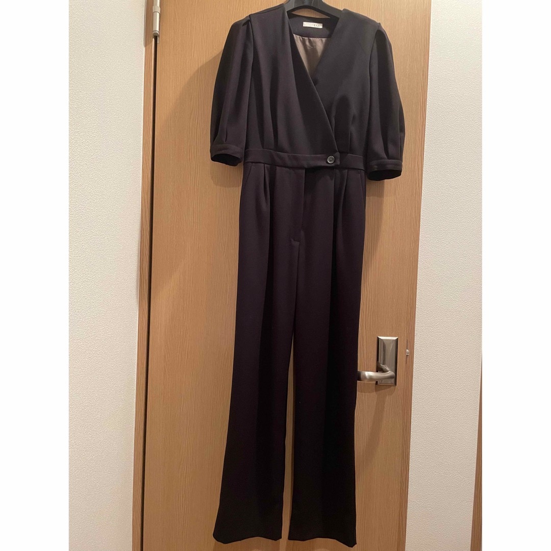 L'Or Cache-coeur Jumpsuit Black M size レディースのパンツ(オールインワン)の商品写真