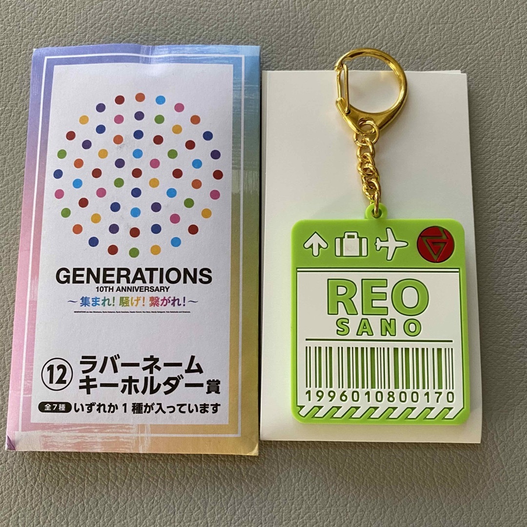 GENERATIONS(ジェネレーションズ)のGENERATIONS エンタメくじ　佐野玲於 エンタメ/ホビーのタレントグッズ(ミュージシャン)の商品写真