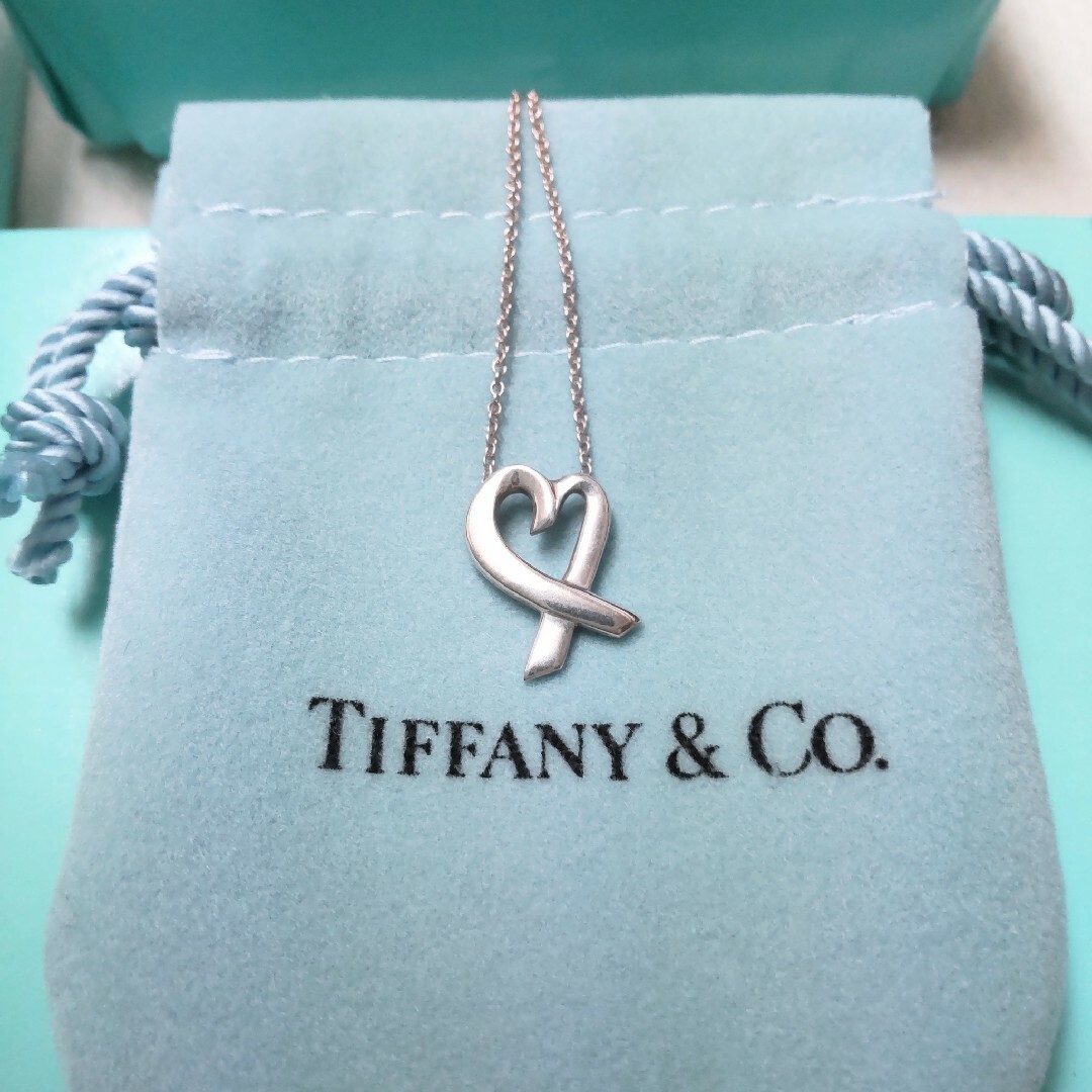 Tiffany & Co.(ティファニー)のTIFFANY&Co.ティファニーラビングハートネックレス レディースのアクセサリー(ネックレス)の商品写真