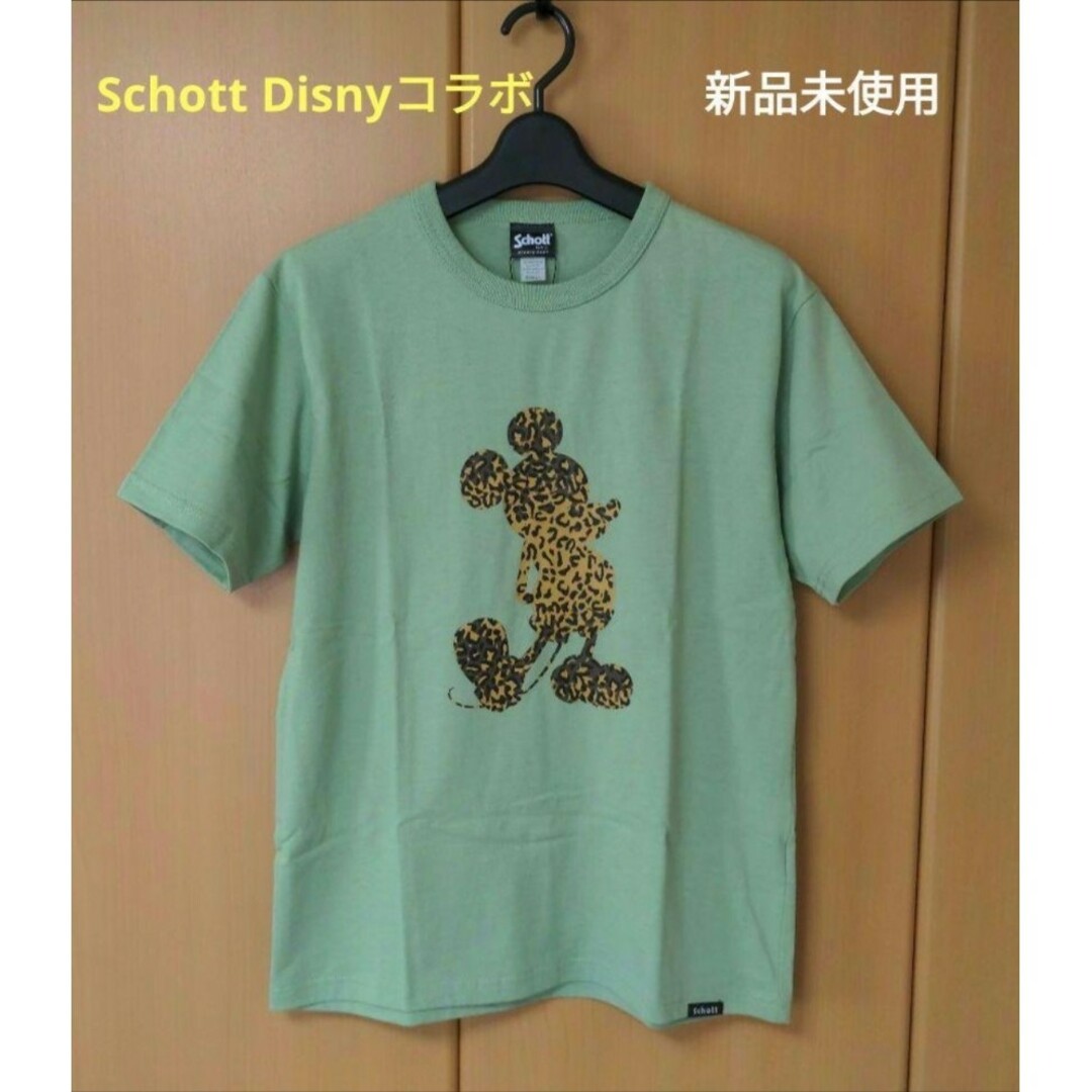 schott(ショット)のSchott ディズニーミッキー コラボ Tシャツ【新品未使用】 レディースのトップス(Tシャツ(半袖/袖なし))の商品写真