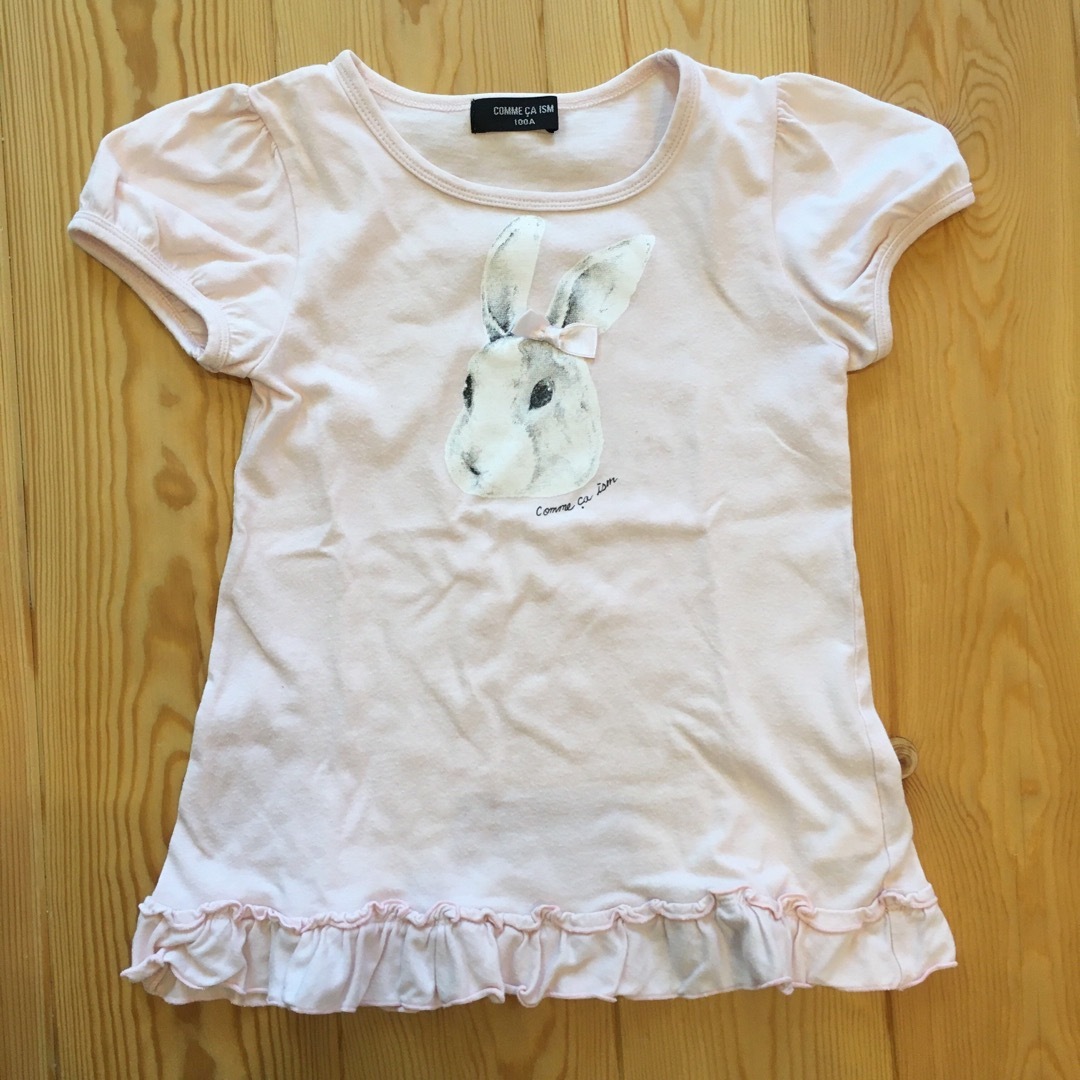 COMME CA ISM(コムサイズム)のｺﾑｻｲｽﾞﾑ Tシャツ100 キッズ/ベビー/マタニティのキッズ服女の子用(90cm~)(Tシャツ/カットソー)の商品写真