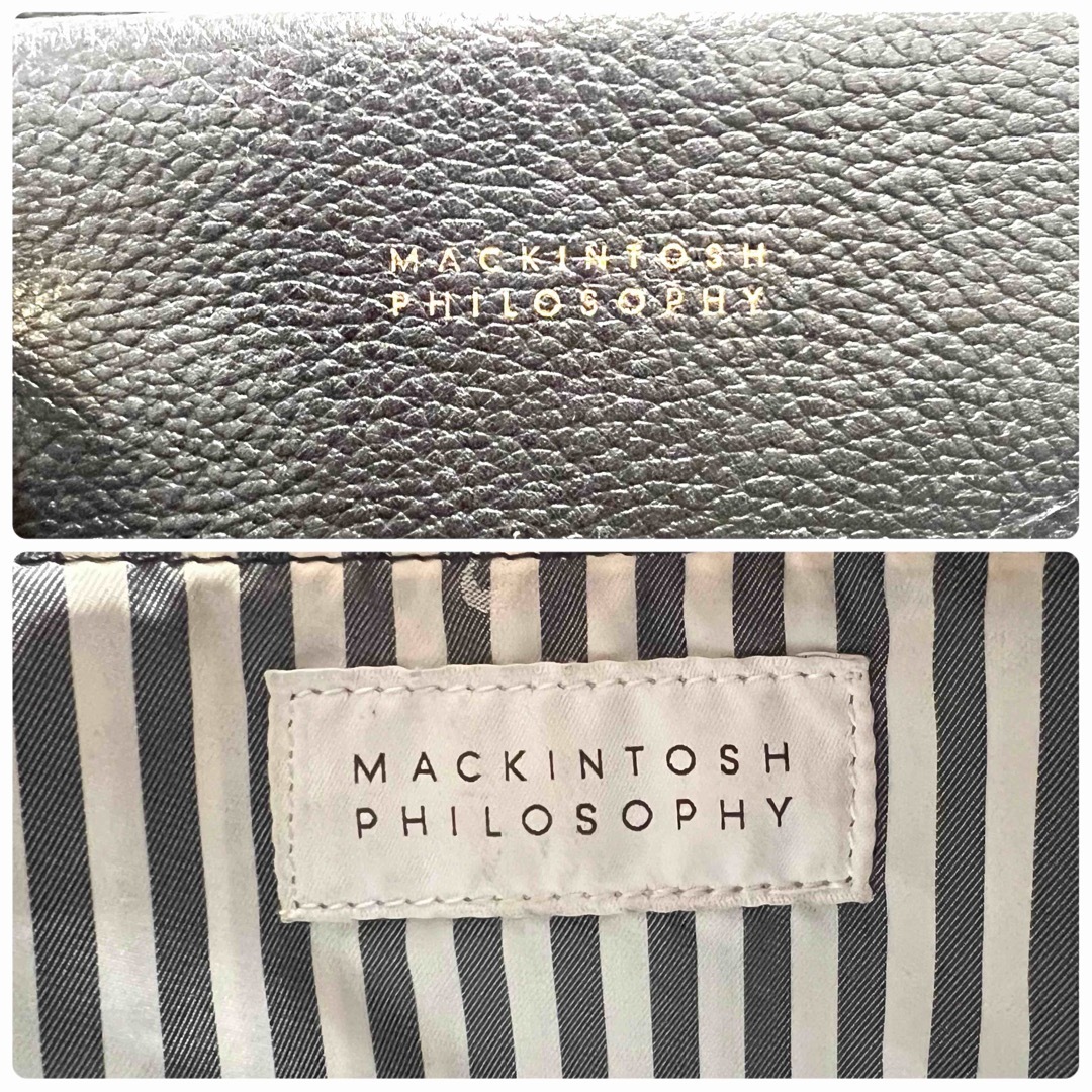 【美品】MACKINTOSH PHILOSOPHY ハンドバッグ 2WAY 黒 4