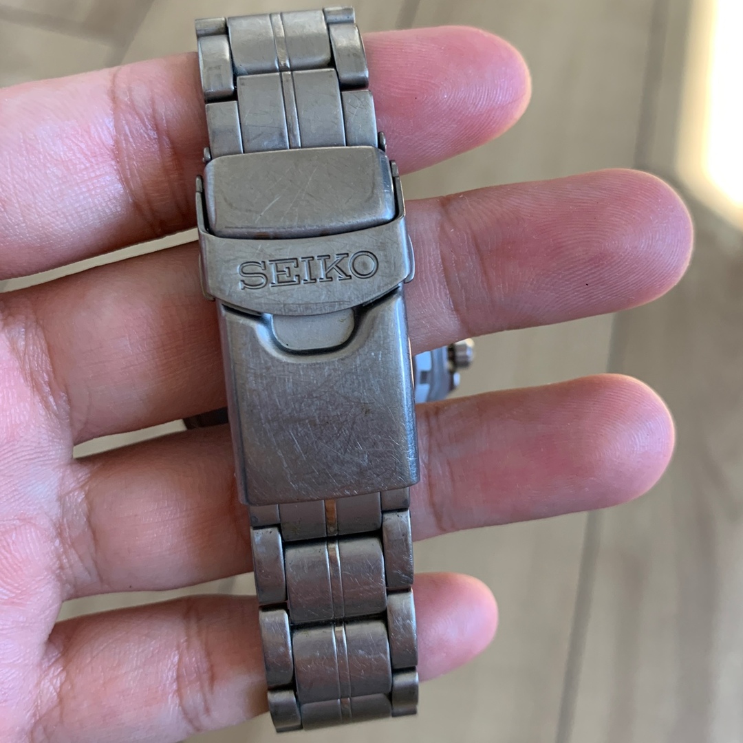 SEIKO(セイコー)のSeiko 7T32-7H40 titanium chronograph メンズの時計(腕時計(アナログ))の商品写真