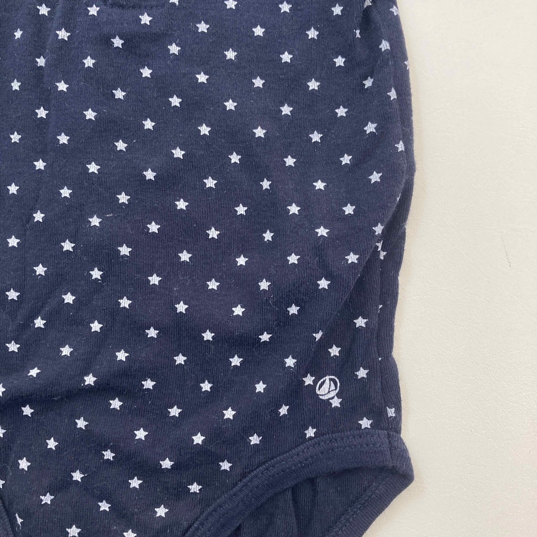 PETIT BATEAU(プチバトー)のプチバトー　襟付きロンパース キッズ/ベビー/マタニティのベビー服(~85cm)(ロンパース)の商品写真