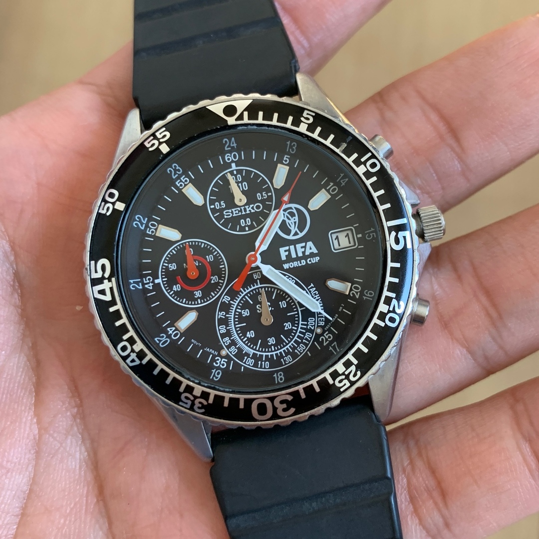 SEIKO(セイコー)のSeiko 2002 FIFA WORLD CUP chrono V657 メンズの時計(腕時計(アナログ))の商品写真