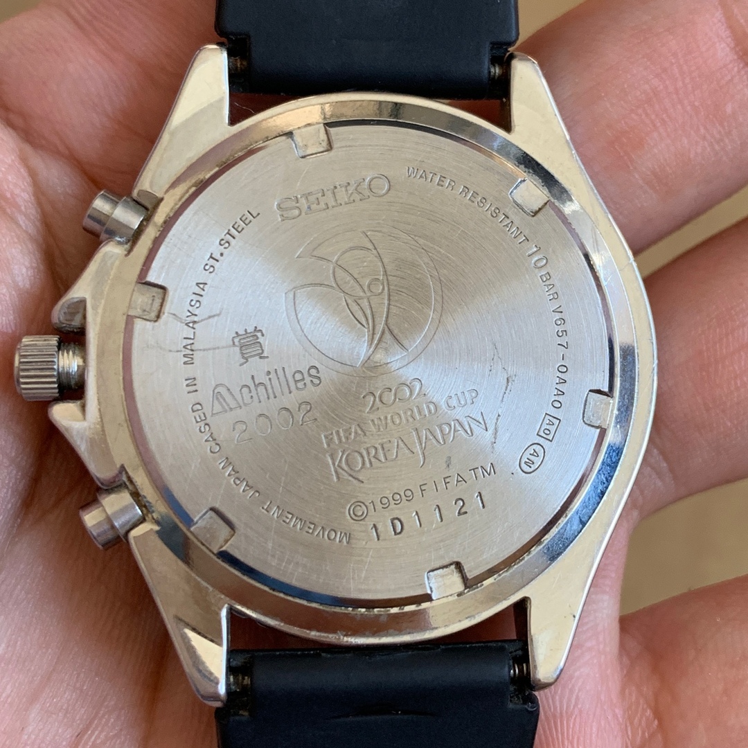 SEIKO(セイコー)のSeiko 2002 FIFA WORLD CUP chrono V657 メンズの時計(腕時計(アナログ))の商品写真