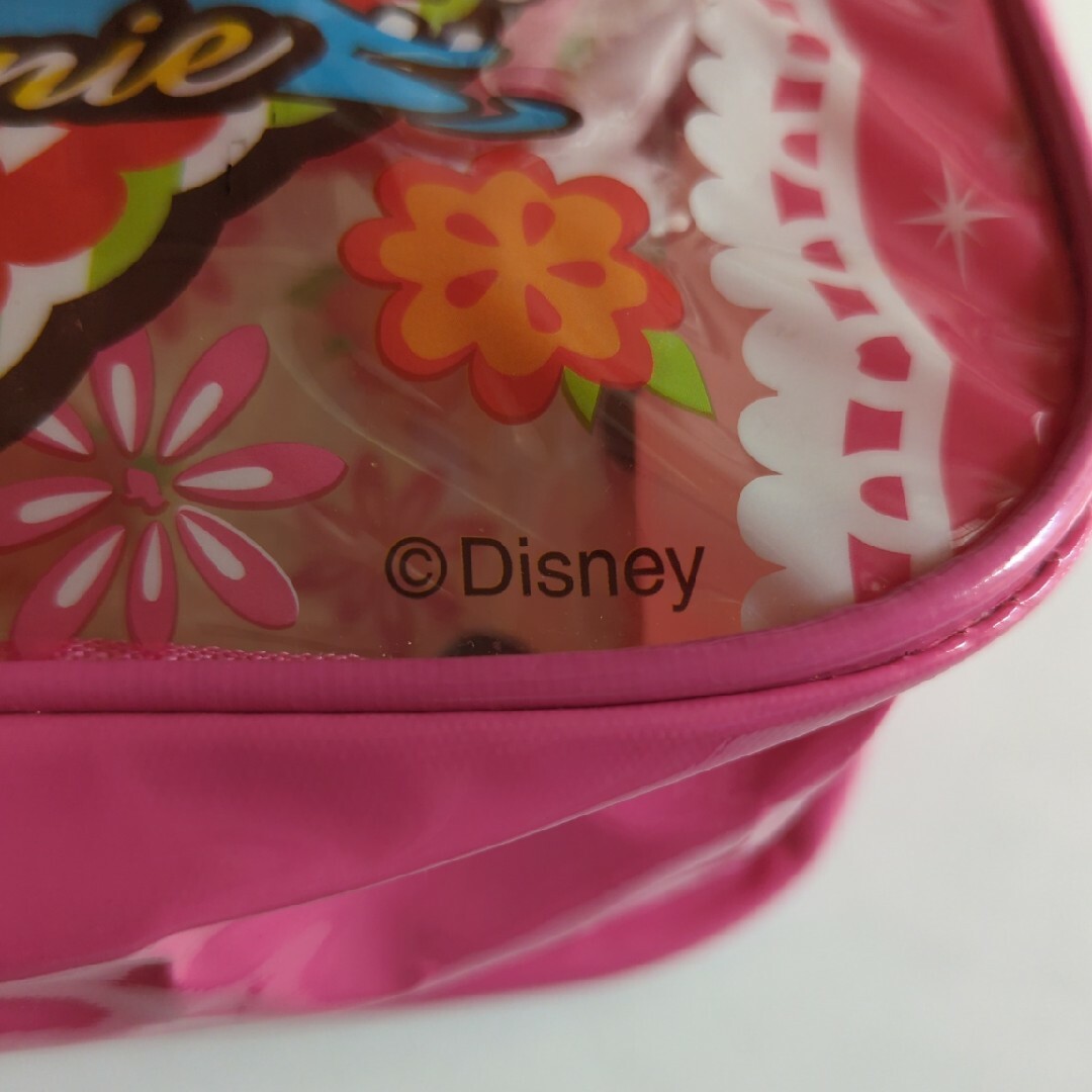 Disney(ディズニー)のミッキーマウス ミニーマウス 中古 ビニール プールバッグ ディズニー キッズ/ベビー/マタニティのこども用バッグ(レッスンバッグ)の商品写真