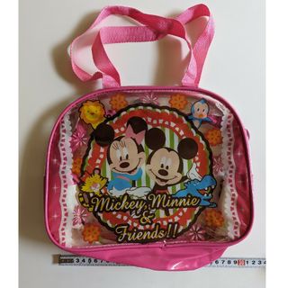 ディズニー(Disney)のミッキーマウス ミニーマウス 中古 ビニール プールバッグ ディズニー(レッスンバッグ)