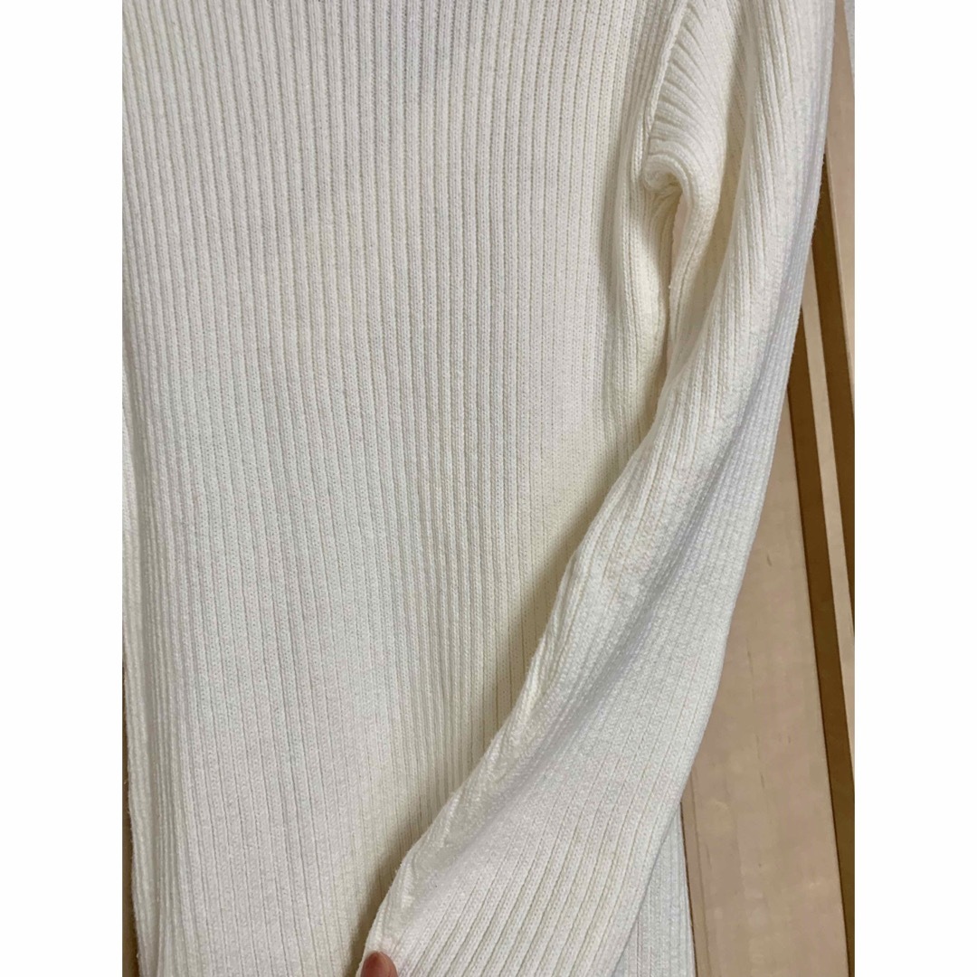 AMERI★ALTERNATE RIB KNIT★白リブニット税込15,180円