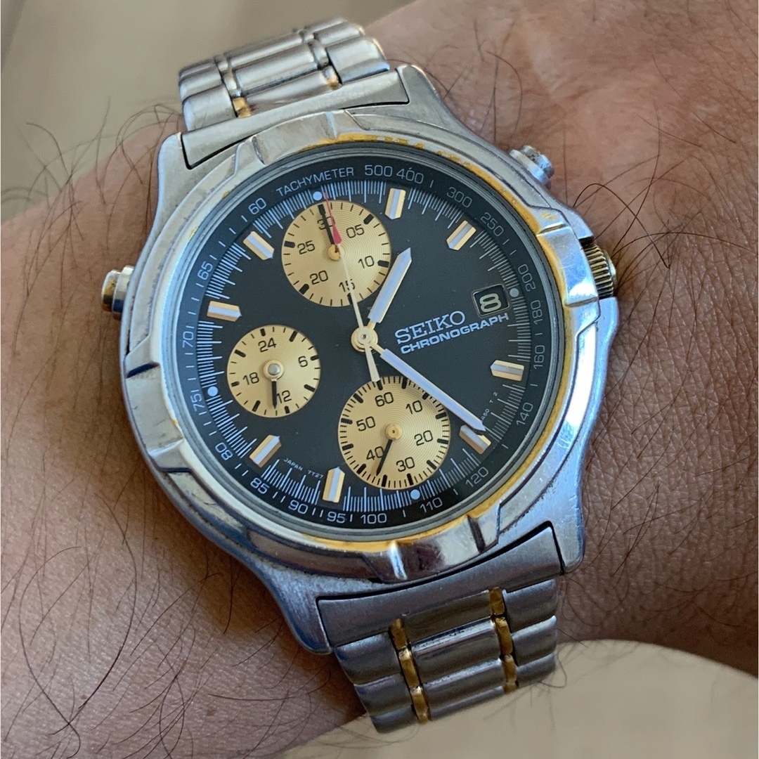 SEIKO(セイコー)のSeiko Chronograph 7T27-6A50 メンズの時計(腕時計(アナログ))の商品写真