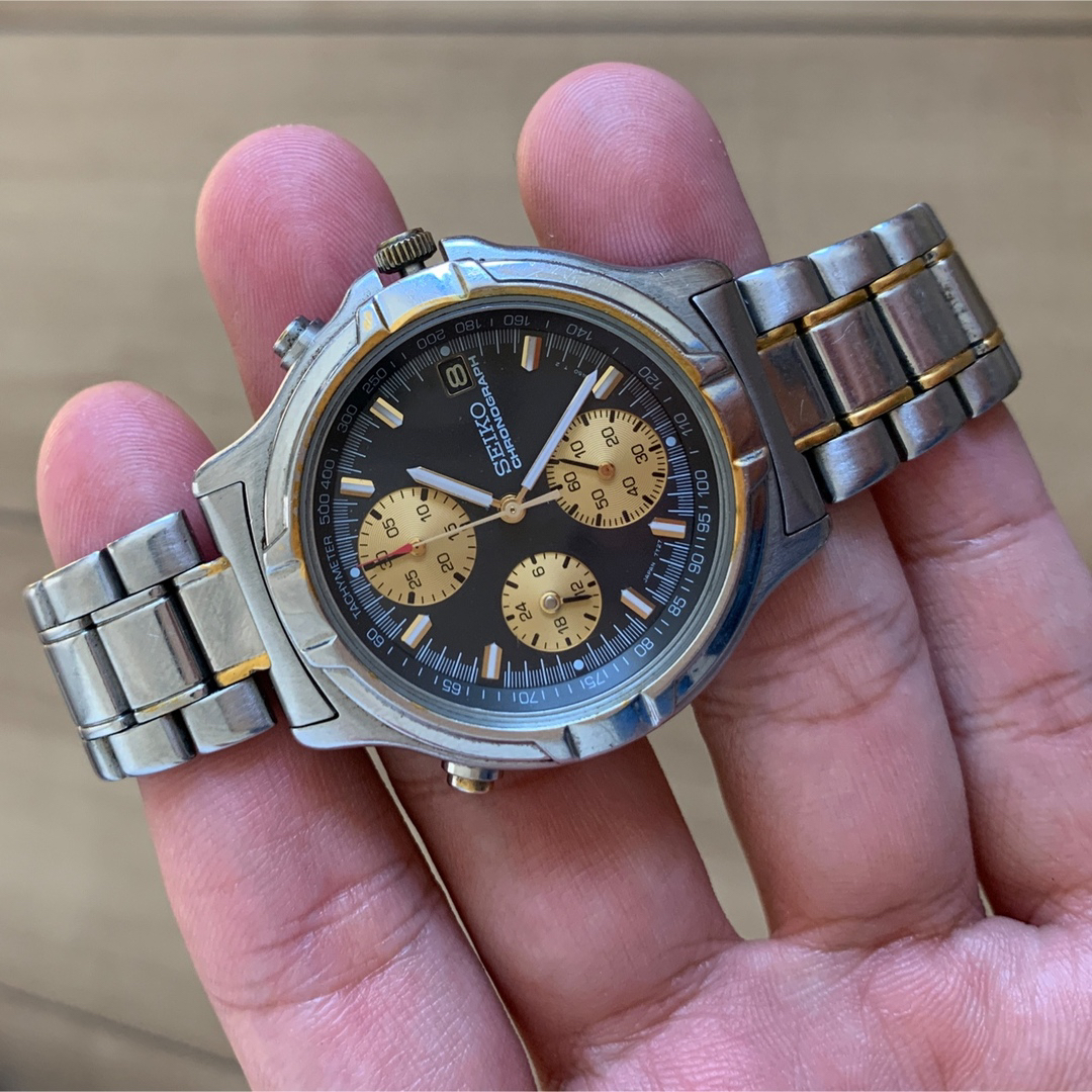 SEIKO(セイコー)のSeiko Chronograph 7T27-6A50 メンズの時計(腕時計(アナログ))の商品写真