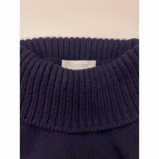 クルチアーニ(Cruciani)のcruciani ネイビー　ニット　メンズ　52 カシミア(ニット/セーター)