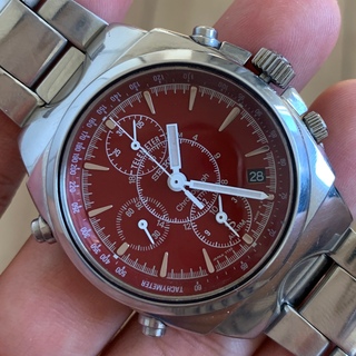 セイコー(SEIKO)のSeiko Chronograph 7T32-9000 Red dial(腕時計(アナログ))