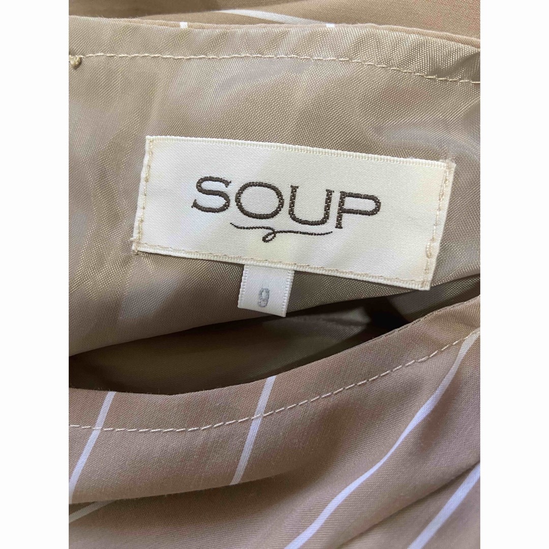 SOUP(スープ)のSOUP ストライプワンピース レディースのワンピース(ひざ丈ワンピース)の商品写真