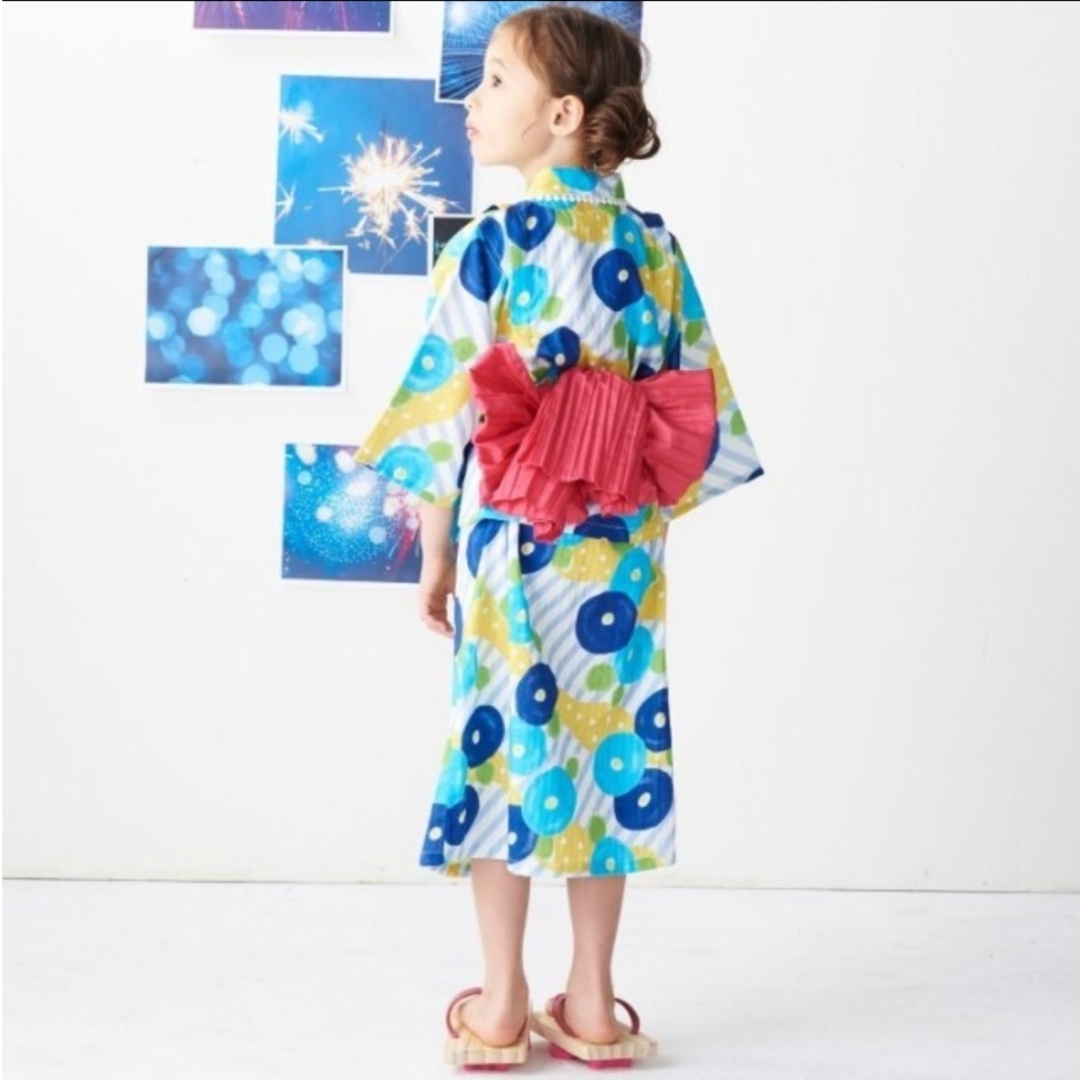 ampersand(アンパサンド)のアンパサンド　浴衣　130 キッズ/ベビー/マタニティのキッズ服女の子用(90cm~)(その他)の商品写真