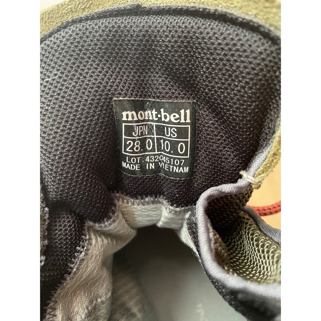 mont bell(モンベル)のモンベル ゴアテックス トレッキングシューズ  登山 28cm 1回使用 キッズ/ベビー/マタニティのキッズ靴/シューズ(15cm~)(アウトドアシューズ)の商品写真