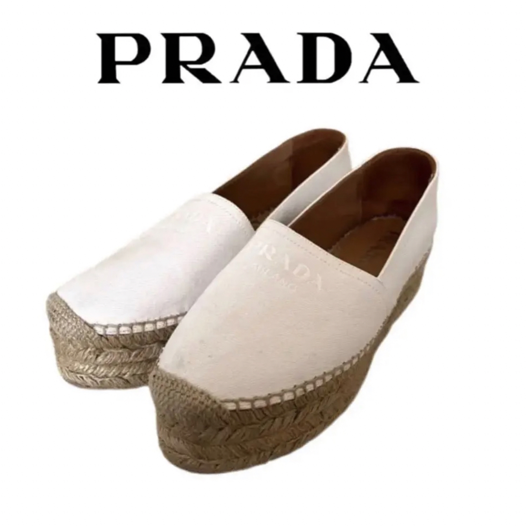 PRADA - PRADA プラダ エスパドリーユ 厚底靴の通販 by coco's shop ...