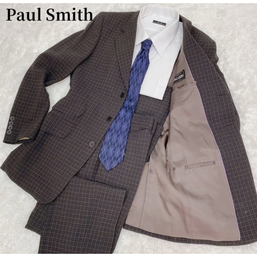 Paul Smith - ポールスミス ブラウンジャケット セットアップ イエロー ...