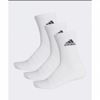 アディダス(adidas)のadidas クッションクルーソックス3足セット(ソックス)