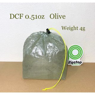 DCF0.51ozオリーブマチ付き巾着袋(登山用品)