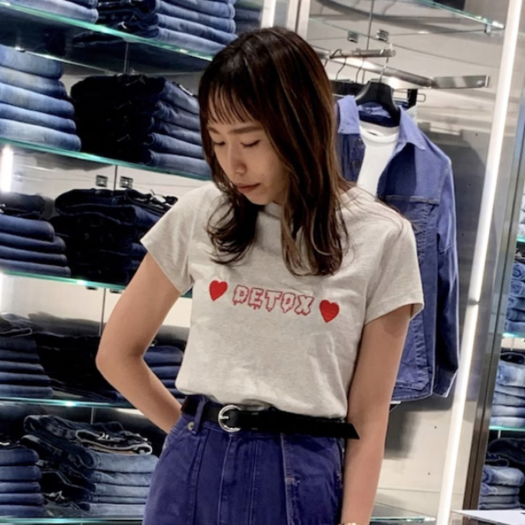 DIESEL(ディーゼル)のDIESEL detox Tシャツ 刺繍 Tシャツ ハート デトックス  メンズのトップス(Tシャツ/カットソー(半袖/袖なし))の商品写真