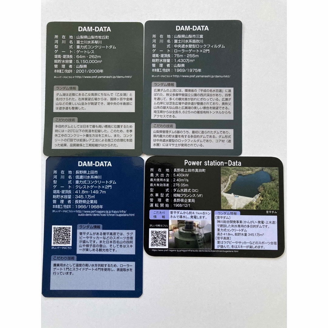 琴川ダム ダムカード Ver1.0（2008.10）山梨県
