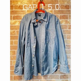 ギャップキッズ(GAP Kids)のGAP デニムシャツ　150(ブラウス)