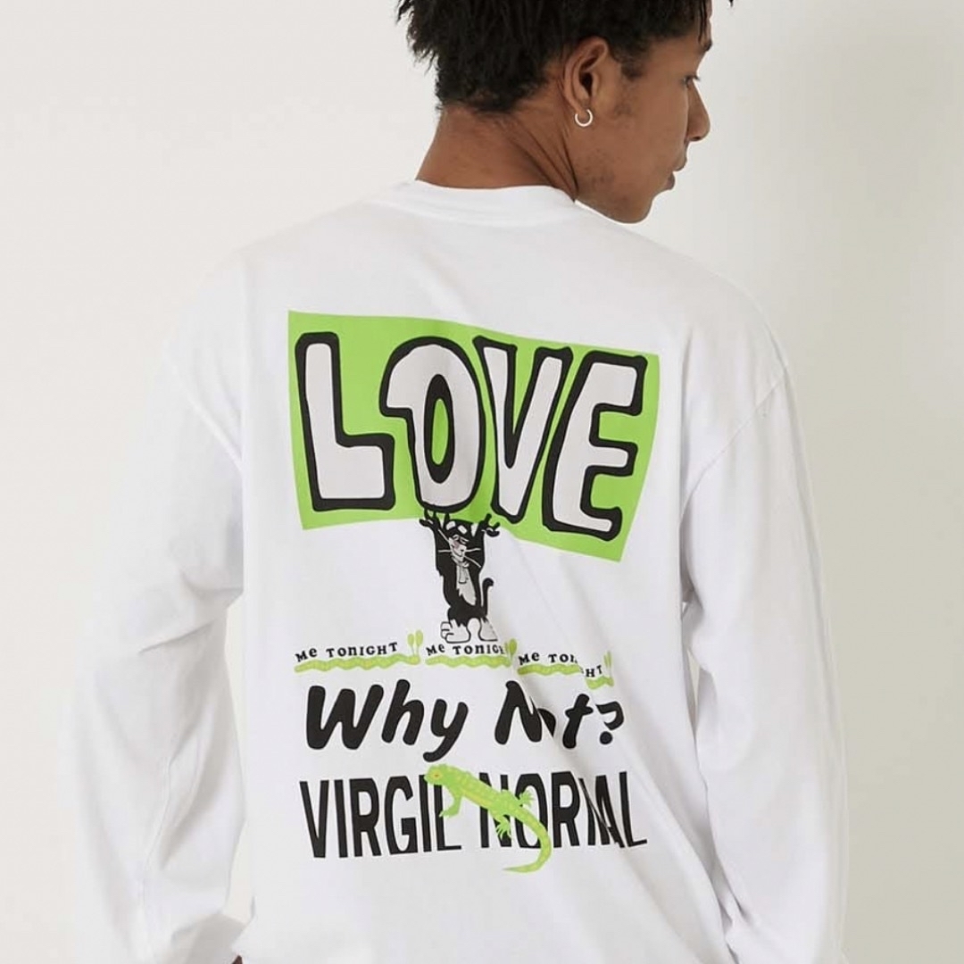 VIRGIL NORMAL LOVE WHY NOT ロングスリーブ Tシャツ