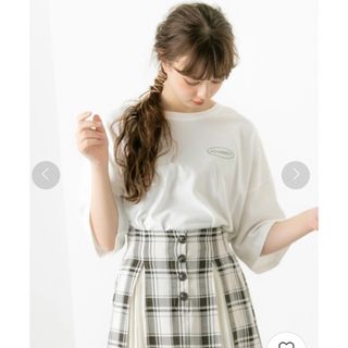 オリーブデオリーブ(OLIVEdesOLIVE)のOLIVE des OLIVE バックプリント入りビッグTシャツ(Tシャツ(半袖/袖なし))