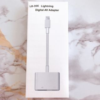 Apple用　Lightning Digital AV Adapter(映像用ケーブル)