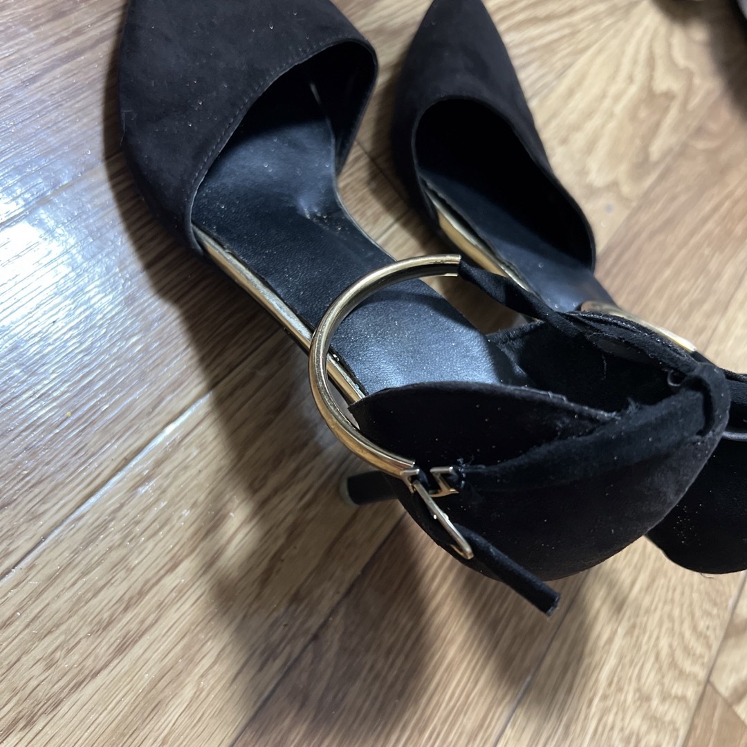 黒ヒール レディースの靴/シューズ(ハイヒール/パンプス)の商品写真