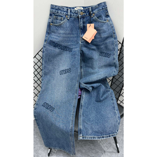 ○日本正規品○ miu miu/ミュウミュウ/イタリア製/パンツ/デニム