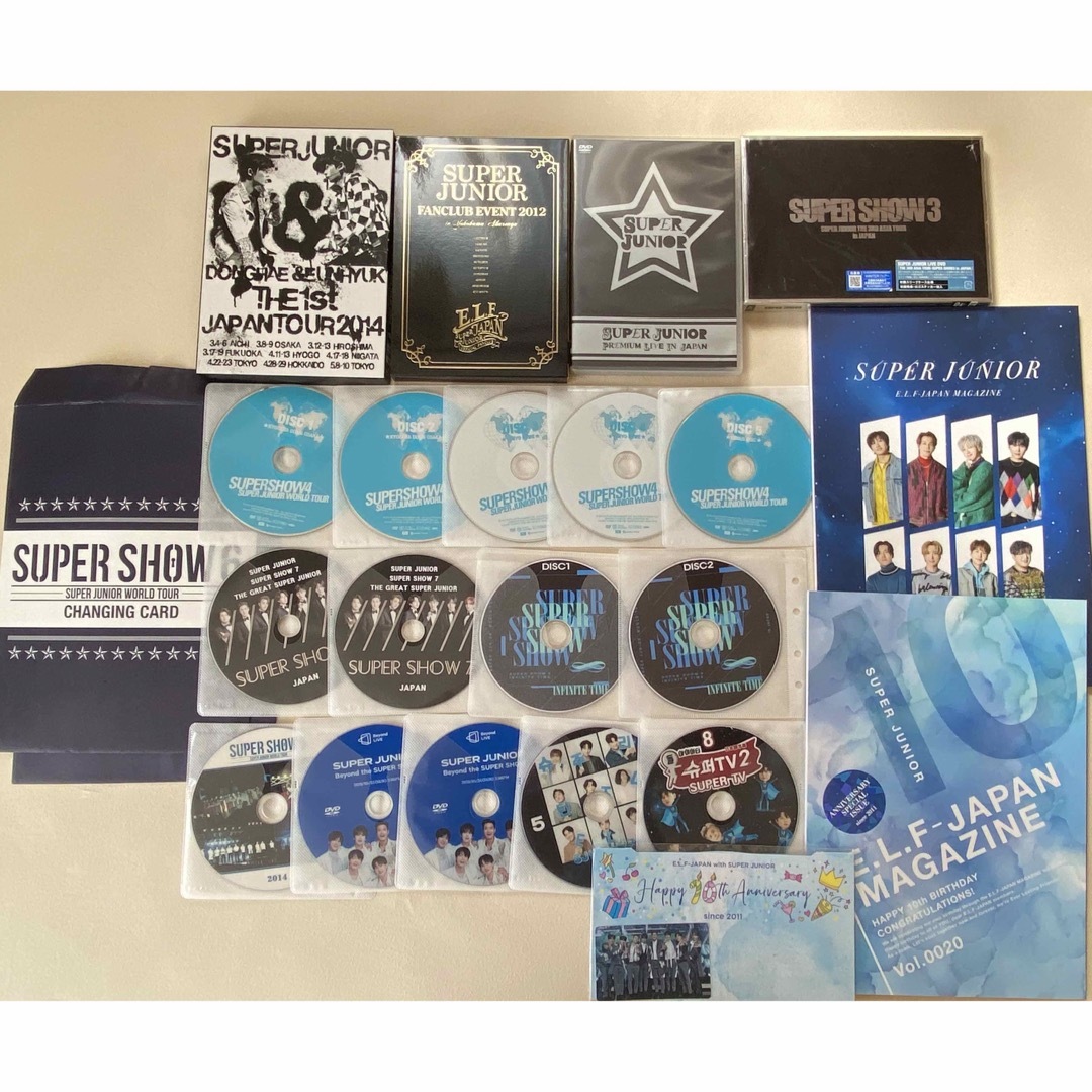 SUPER JUNIOR(スーパージュニア)のSUPER JUNIOR  DVD エンタメ/ホビーのCD(K-POP/アジア)の商品写真