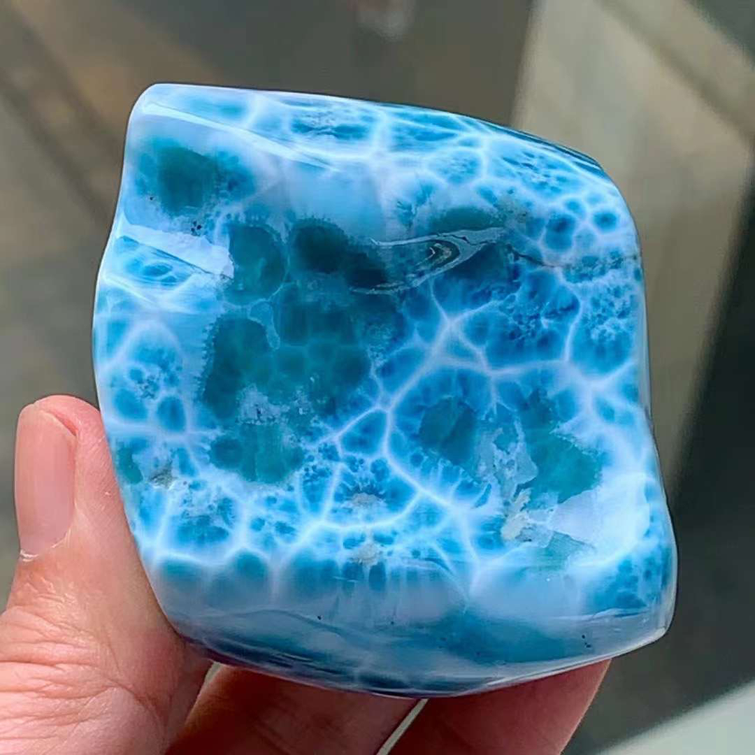天然無処理 ラリマー 原石 198.6g-eastgate.mk