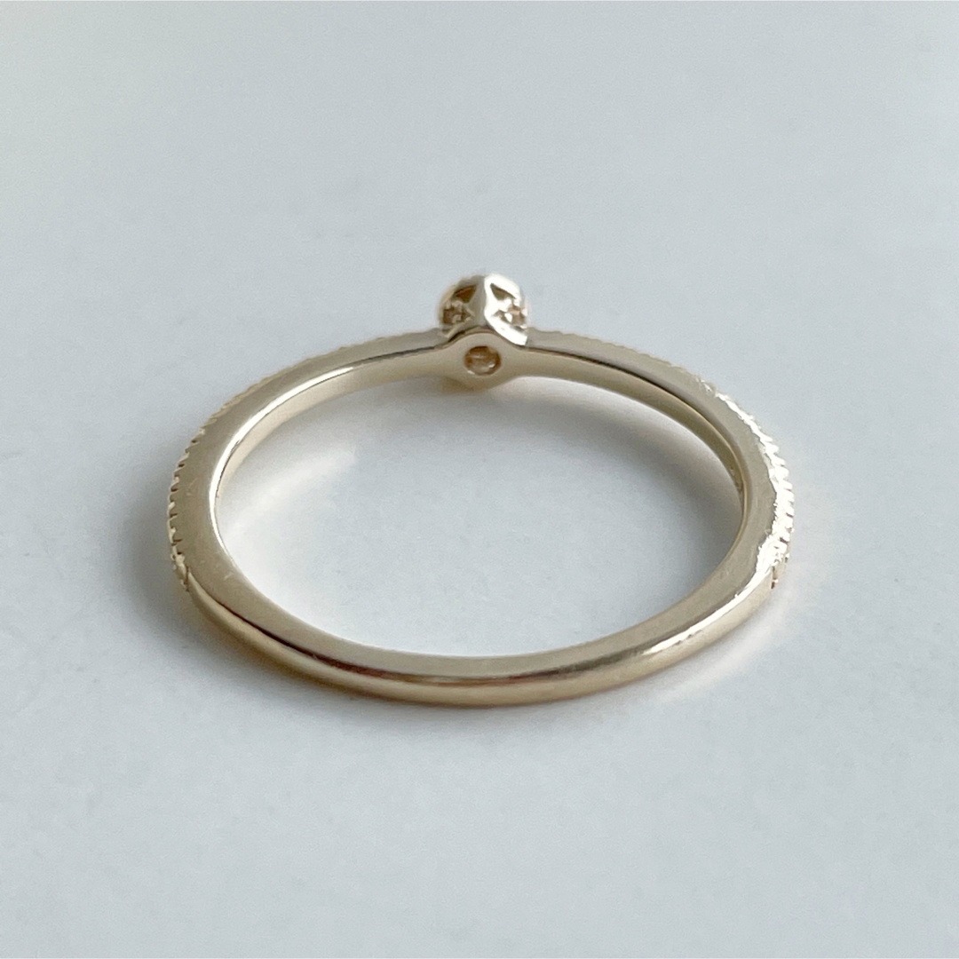 agete(アガット)のagete アガット  ダイヤ　リング　9号 レディースのアクセサリー(リング(指輪))の商品写真