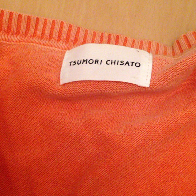 TSUMORI CHISATO(ツモリチサト)のツモリチサト美品サーモンカーディガン レディースのトップス(カーディガン)の商品写真