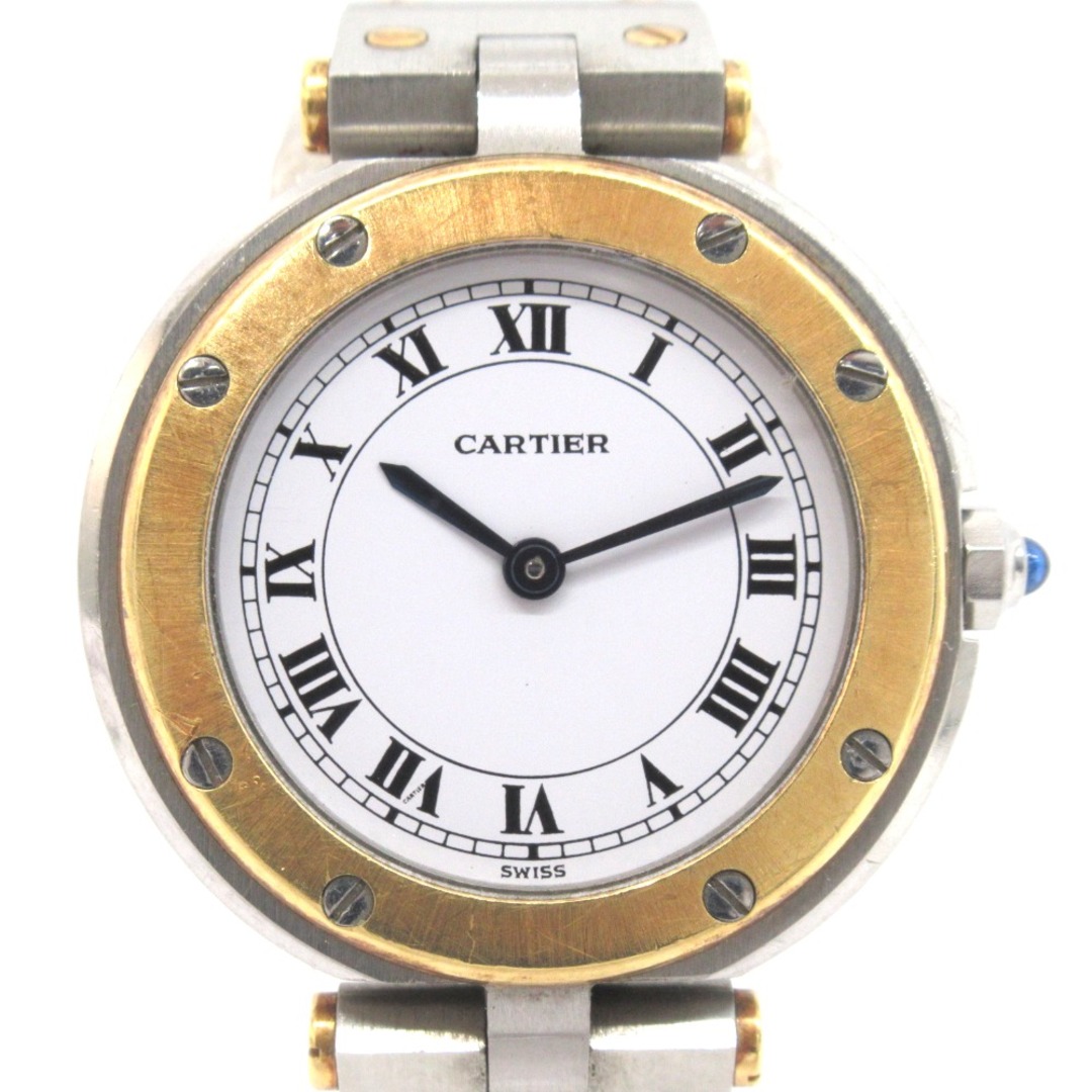 カルティエ 腕時計 クォーツ サントス ヴァンドーム 白系 KR217781