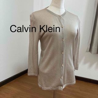 カルバンクライン(Calvin Klein)のCalvin Klein サマーカーディガン　七分袖(カーディガン)