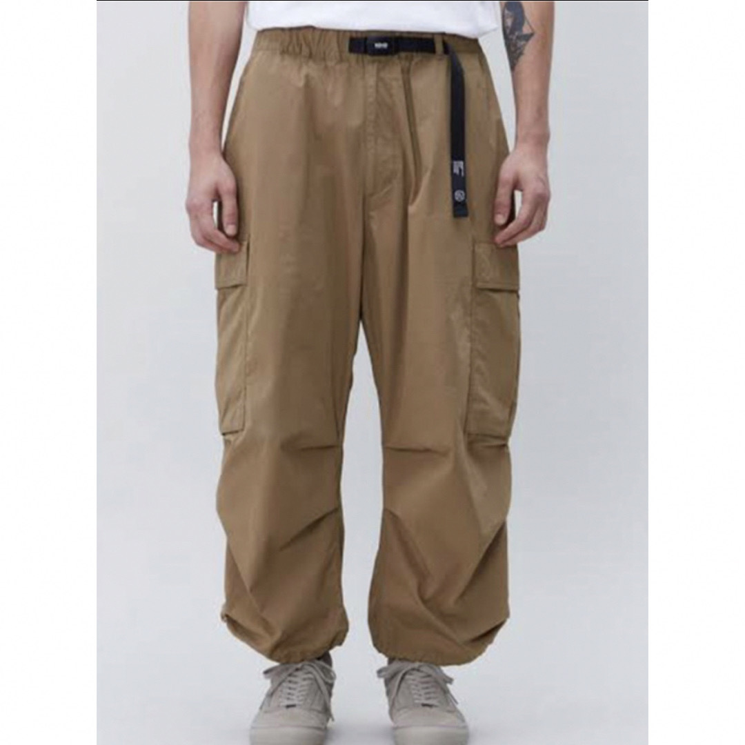 在庫処分価格 NEIGHBORHOOD WIDE CARGO PANTS KHAKI ワークパンツ