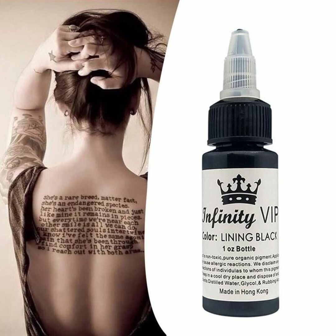 ☆黒☆タトゥー アートインク ３０ｍｌ（1oz） Infinity VIP☆2の通販 ...