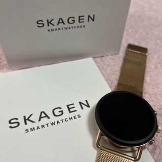 スカーゲン(SKAGEN)のSKAGEN スカーゲン スマートウォッチ 本体 充電器 説明書(腕時計)