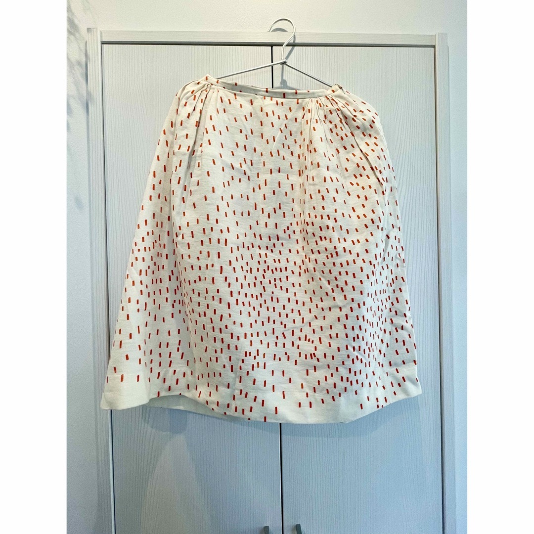 mina perhonen(ミナペルホネン)のmina perhonen 希少pen skirt orange レディースのスカート(ひざ丈スカート)の商品写真