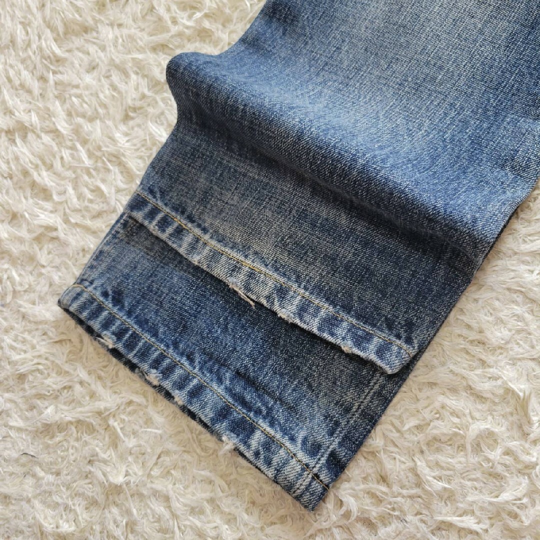 【美品】サイズ48 ドルチェ&ガッバーナ ダメージ加工 ロゴパッチ デニムパンツ