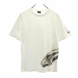 ボルコム(volcom)のボルコム プリント 半袖 Tシャツ S ホワイト系 VOLCOM ロゴ メンズ 【中古】  【230723】(Tシャツ/カットソー(半袖/袖なし))