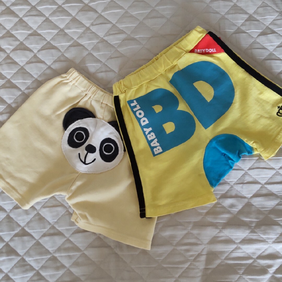 BABYDOLL(ベビードール)のベビー 短パン パンツ２枚セット キッズ/ベビー/マタニティのベビー服(~85cm)(パンツ)の商品写真