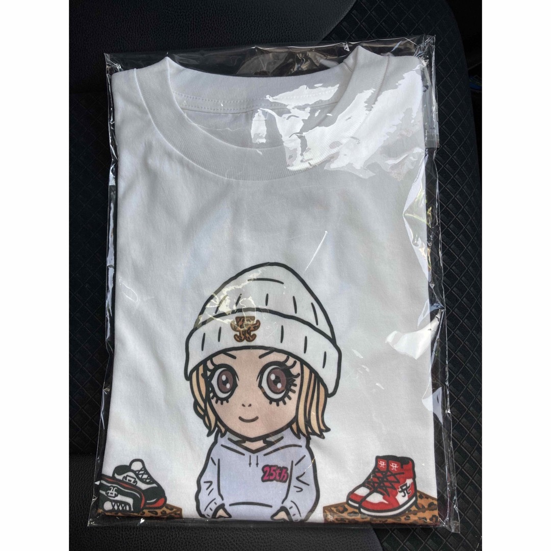 新品未開封 浜崎あゆみ 25周年 会場限定Tシャツ L White-eastgate.mk