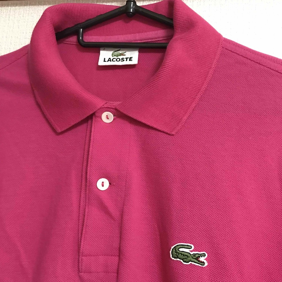 LACOSTE(ラコステ)のラコステ ポロシャツ  サイズ ３ メンズのトップス(ポロシャツ)の商品写真